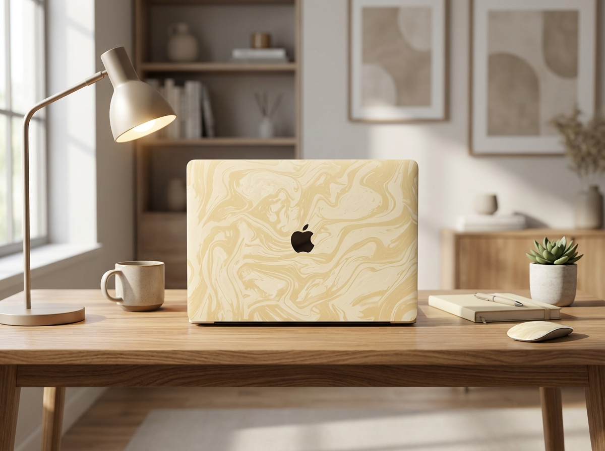 MacBook ハードシェルケース マーブルスワール