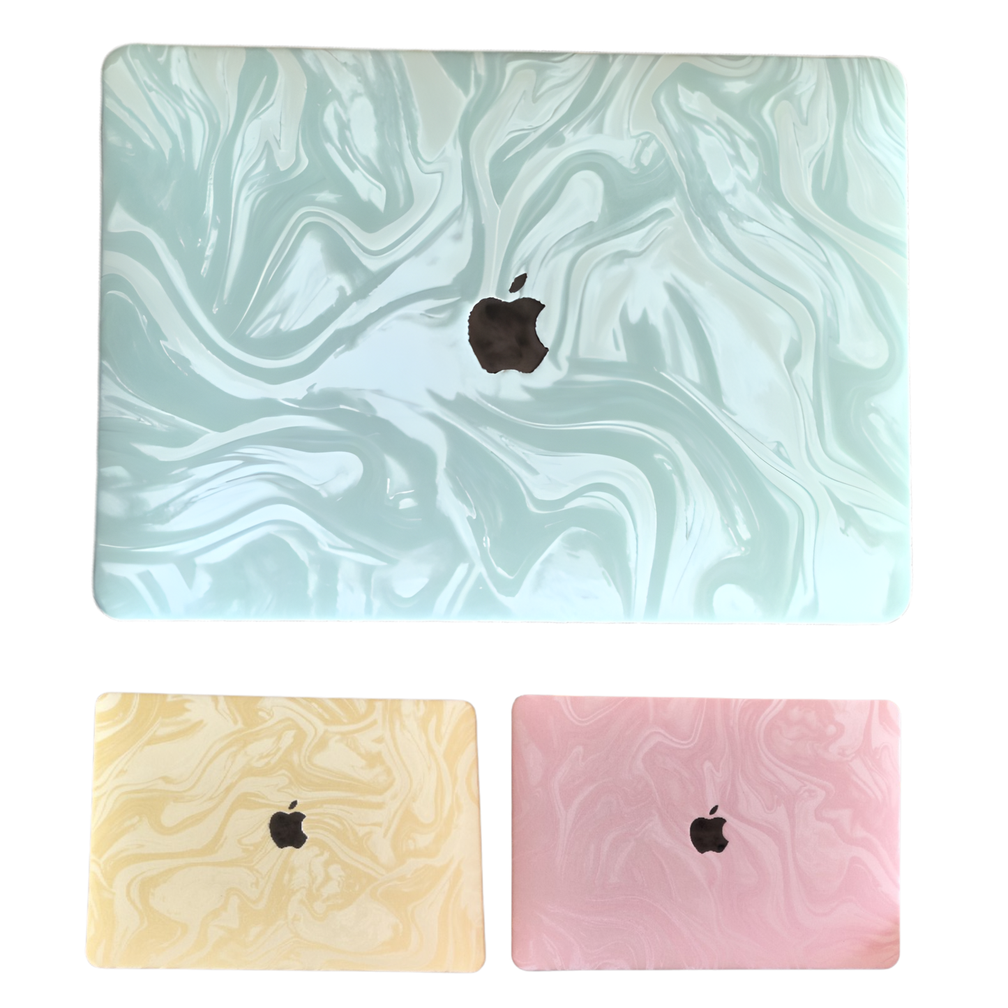 パステルマーブル MacBookカバー
