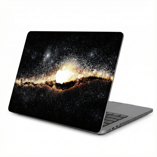 MacBook ケース 銀河 ゴールド