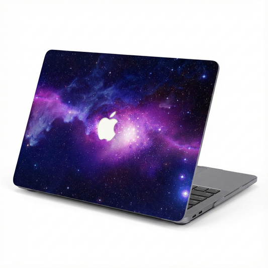 MacBook ケース 星雲 マゼンタ