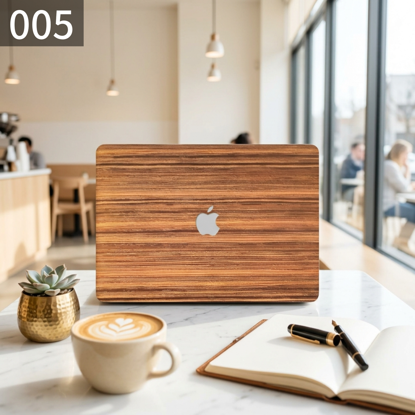 ライトウッドグレイン MacBookカバー