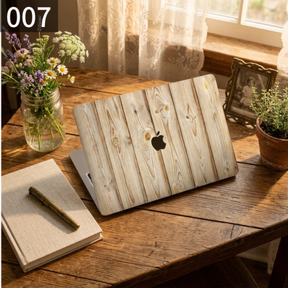 ライトウッドグレイン MacBookカバー