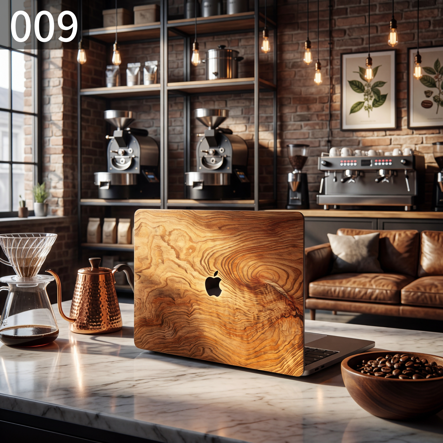 ライトウッドグレイン MacBookカバー