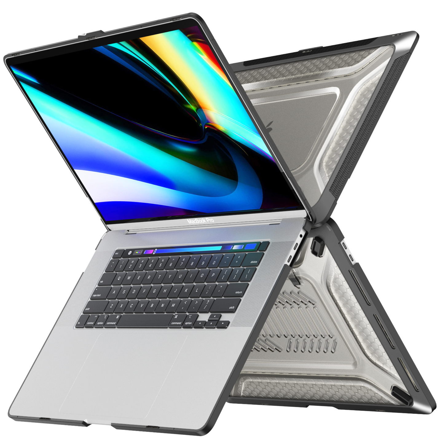 MacBook タフケース ハニカムスタンド付き