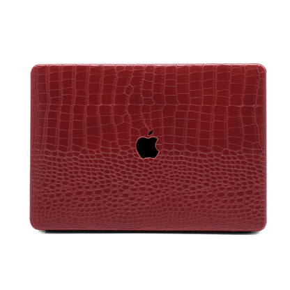クロコダイルテクスチャ MacBookカバー