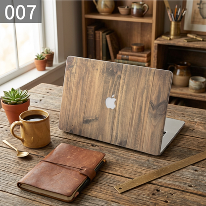 ヴィンテージウッド MacBookカバー