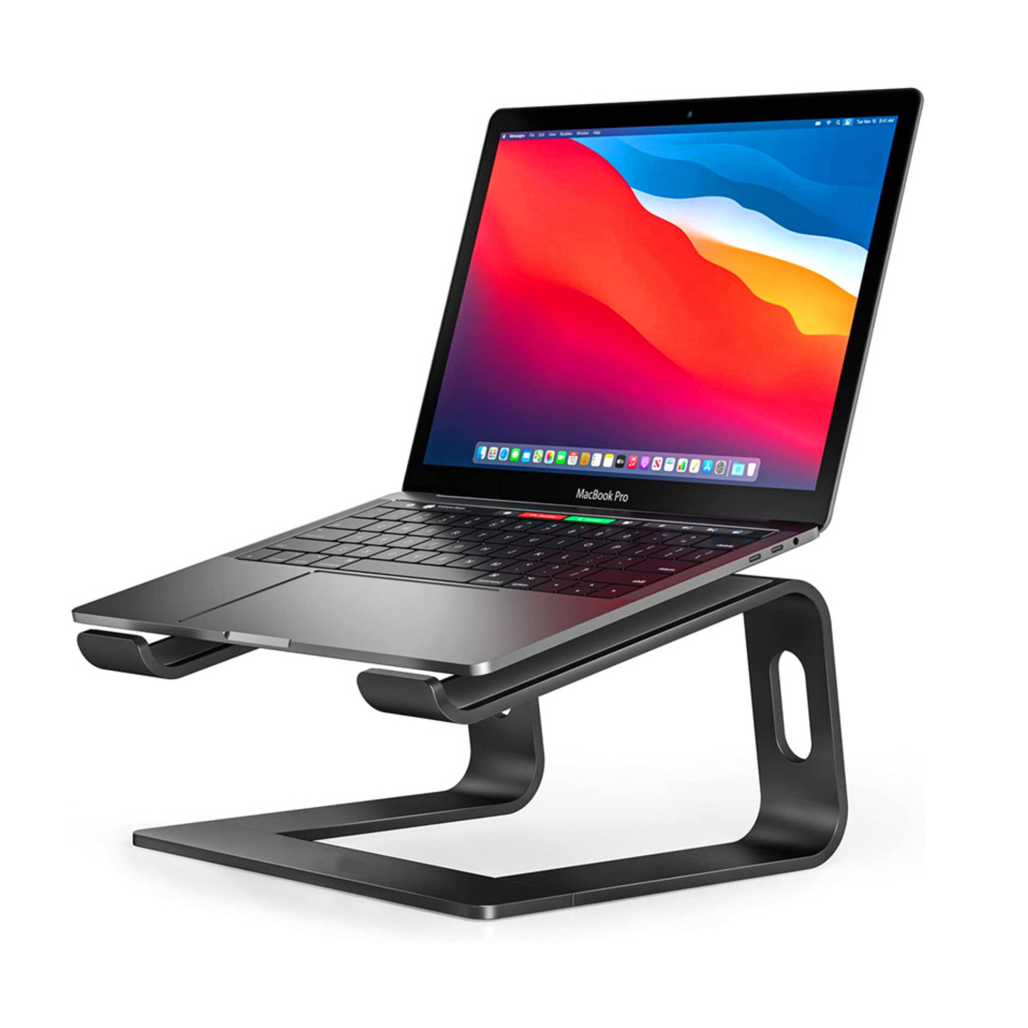 MacBook アルミ合金製 横置きノートPCスタンド