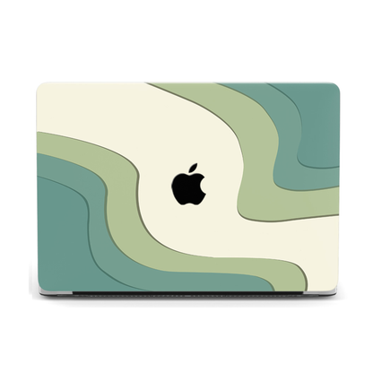 グリーンアート MacBookカバー ハードケース | 北欧ミニマルデザイン