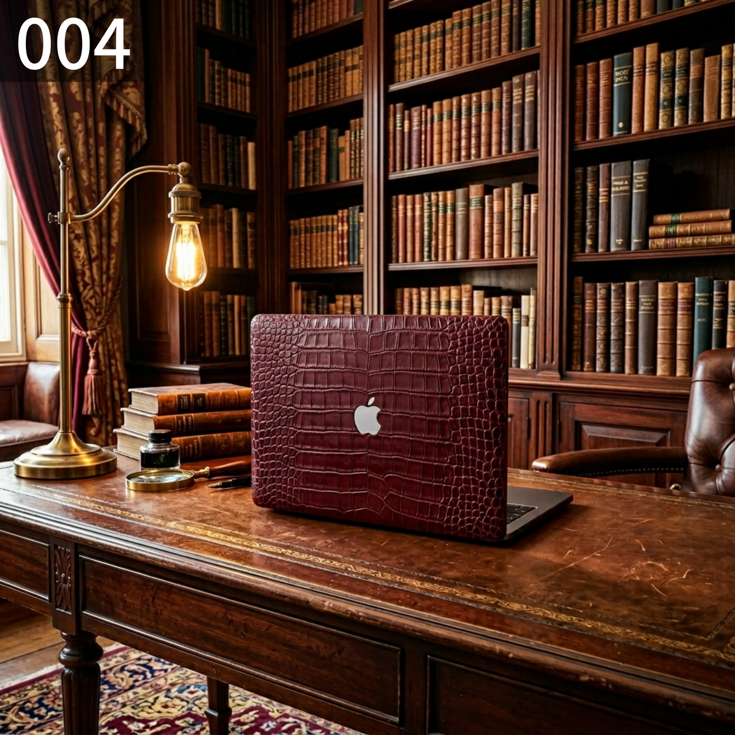 クロコダイルテクスチャ MacBookカバー