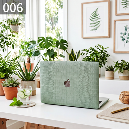 クロコダイルテクスチャ MacBookカバー