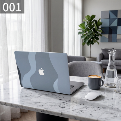 ミストブルー MacBookカバー ハードケース | 北欧モダンデザイン
