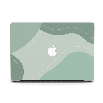 グリーンアート MacBookカバー ハードケース | 北欧ミニマルデザイン