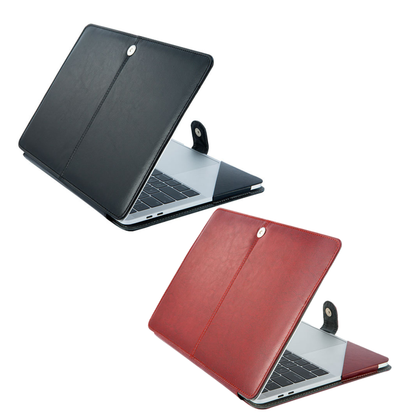 MacBook PUレザー保護ケース スタンド付き
