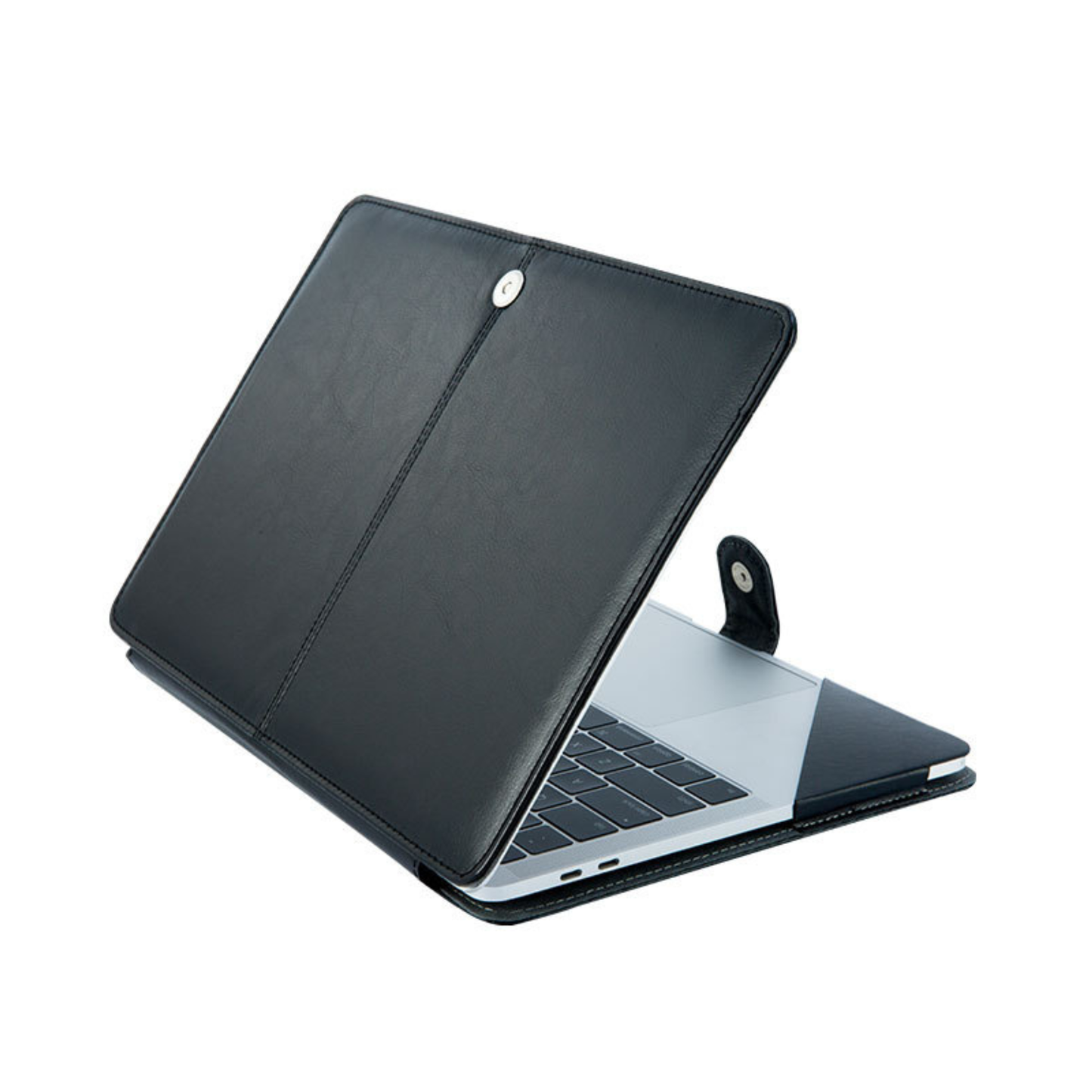 MacBook PUレザー保護ケース スタンド付き
