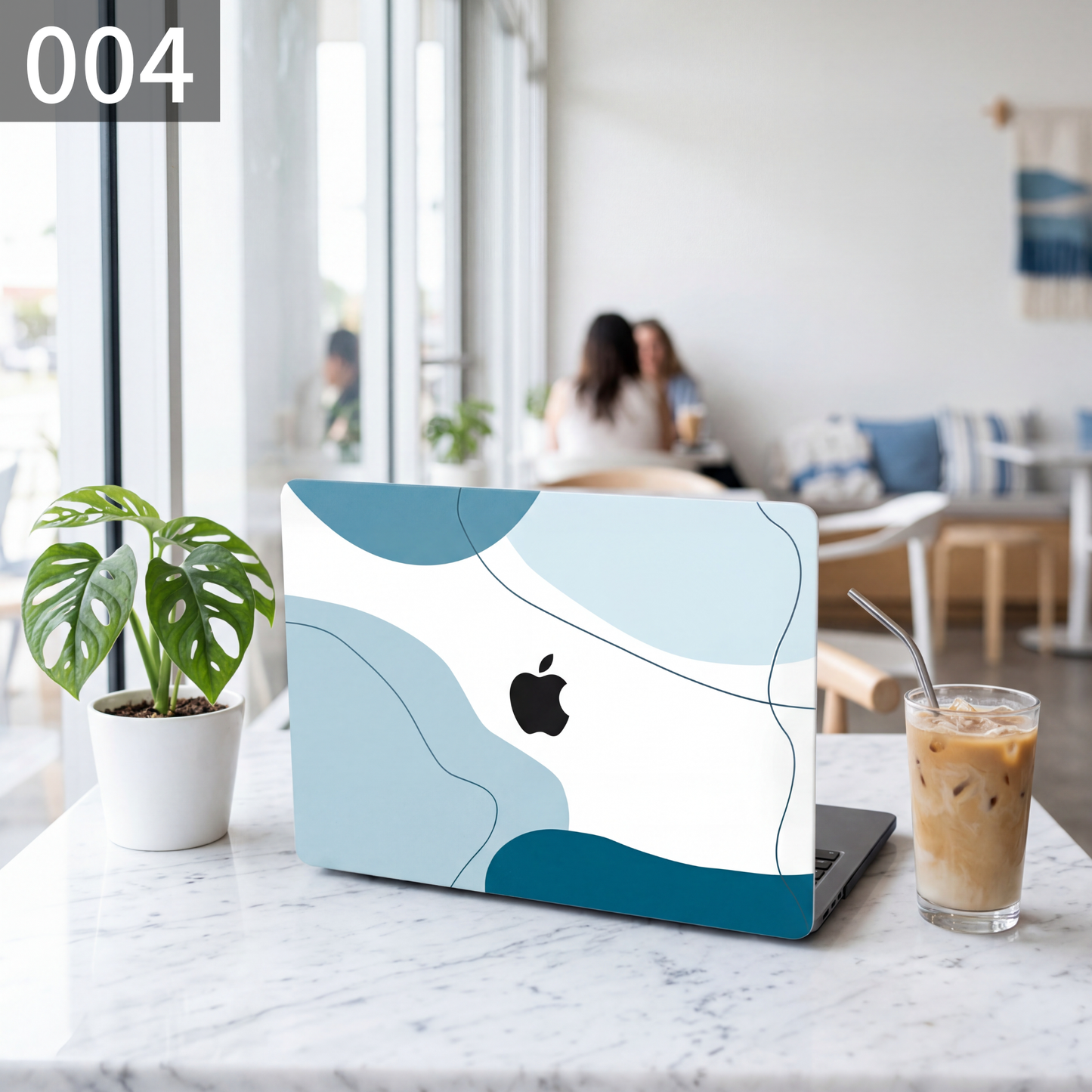 ミストブルー MacBookカバー ハードケース | 北欧モダンデザイン