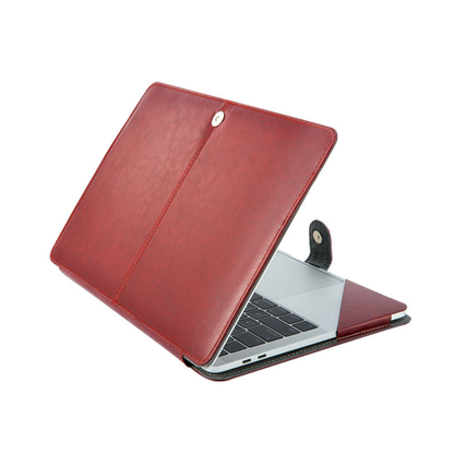 MacBook PUレザー保護ケース スタンド付き
