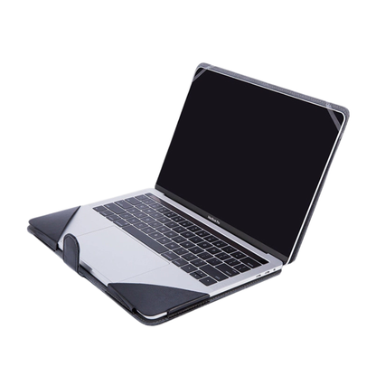 MacBook PUレザー保護ケース スタンド付き