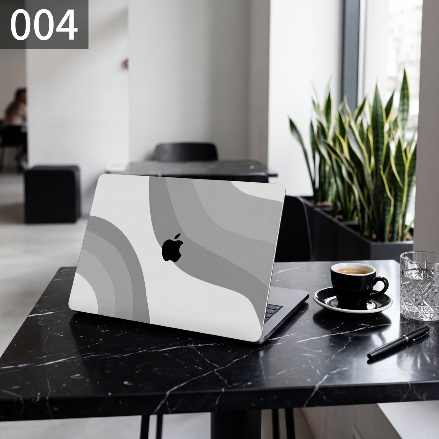 モノトーングレー MacBookカバー