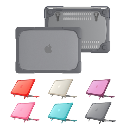 MacBook Air 13 耐衝撃ケース PC+TPU スタンド付き