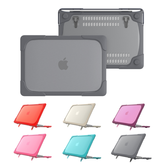 MacBook Air 13 耐衝撃ケース PC+TPU スタンド付き