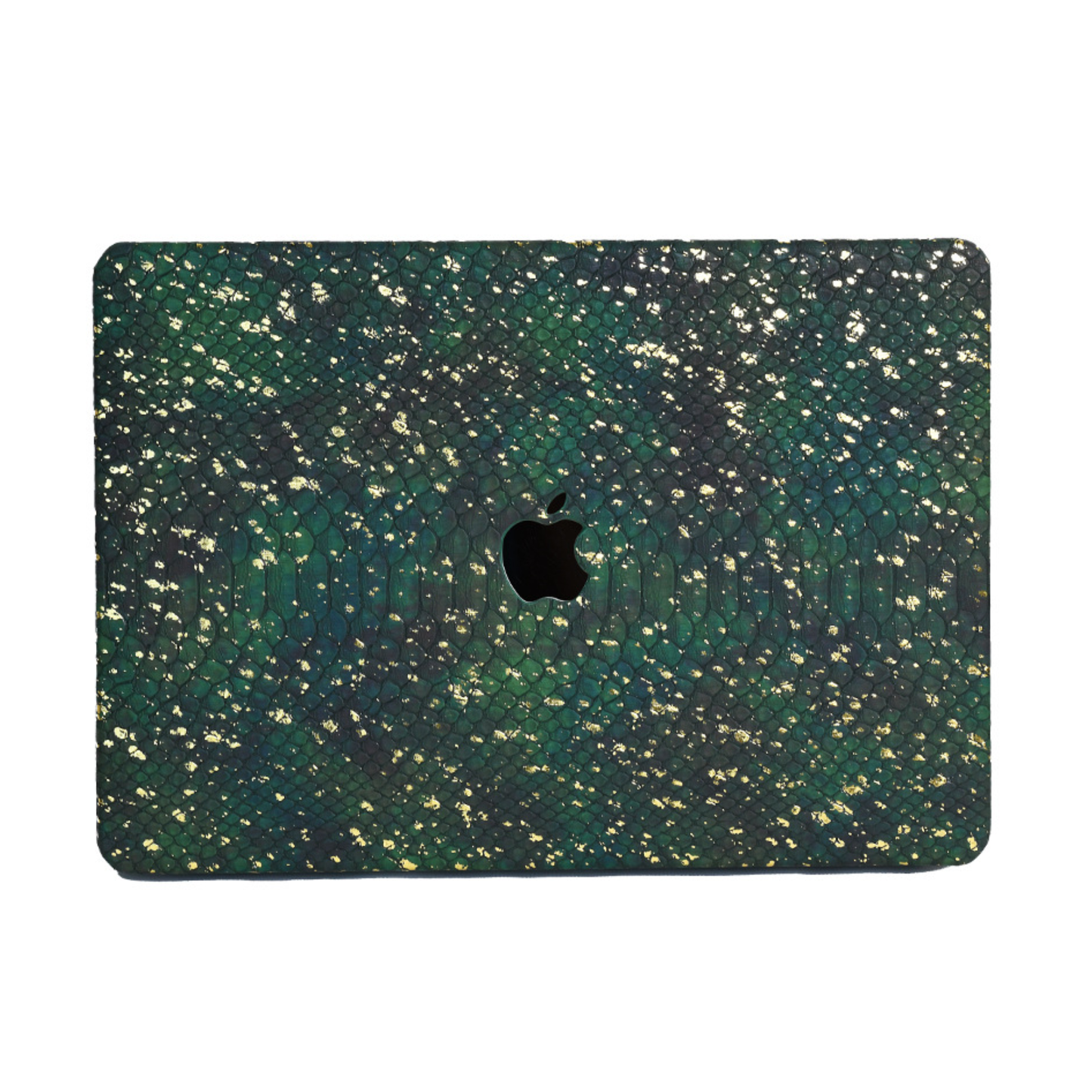 スネークスキンゴールド MacBookカバー