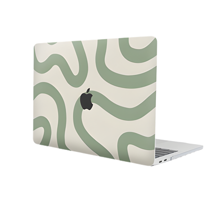 グリーンアート MacBookカバー ハードケース | 北欧ミニマルデザイン