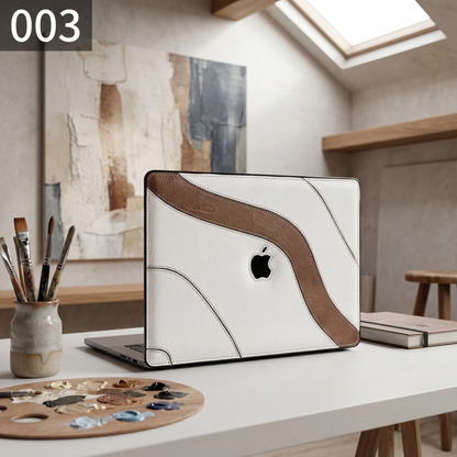 レザーテクスチャ MacBookカバー