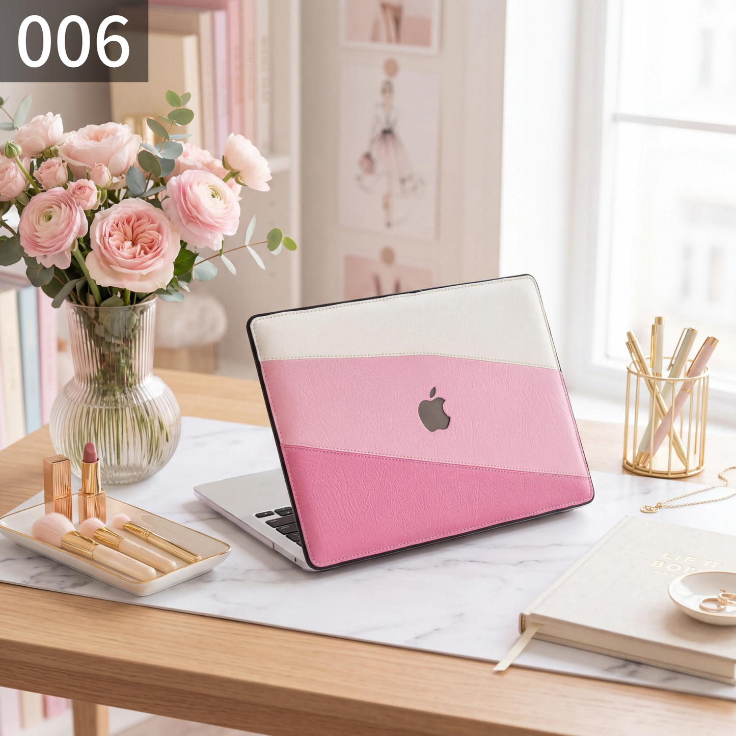 レザーテクスチャ MacBookカバー