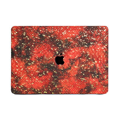 スネークスキンゴールド MacBookカバー