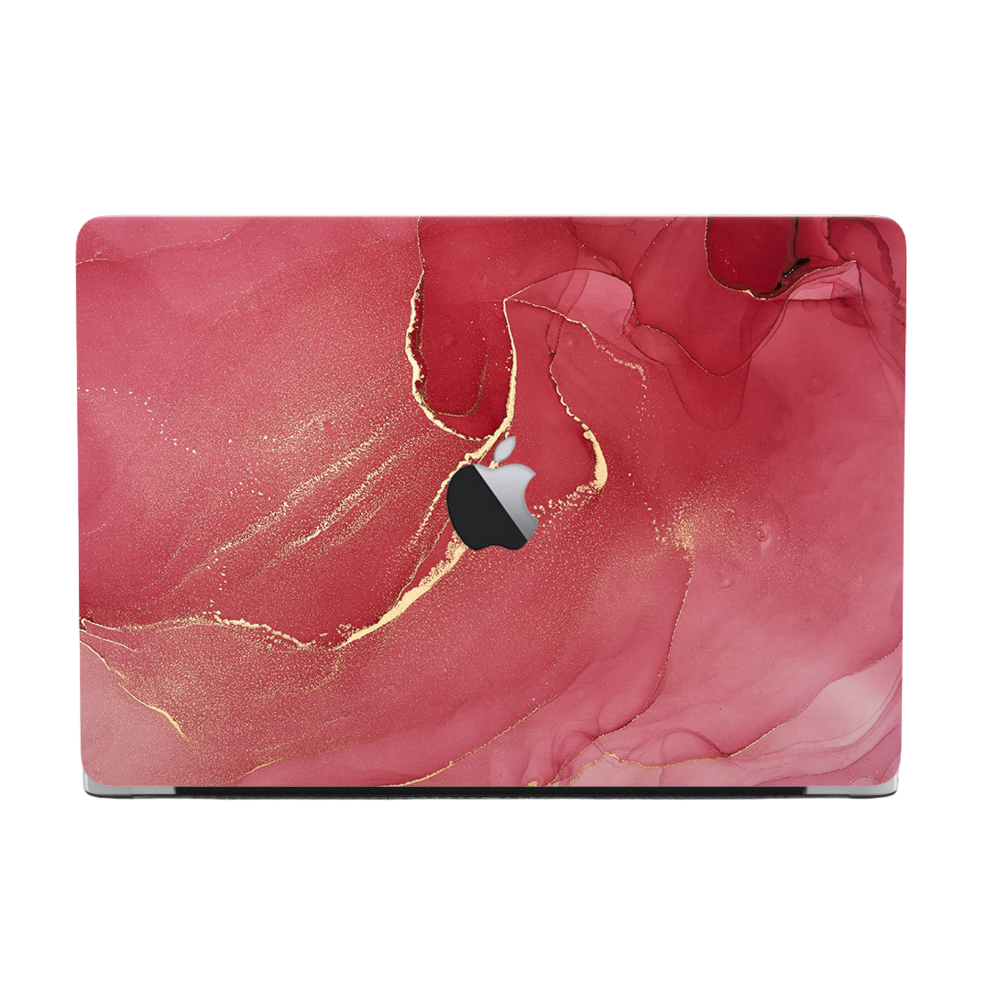 カラフルインクマーブル MacBookカバー