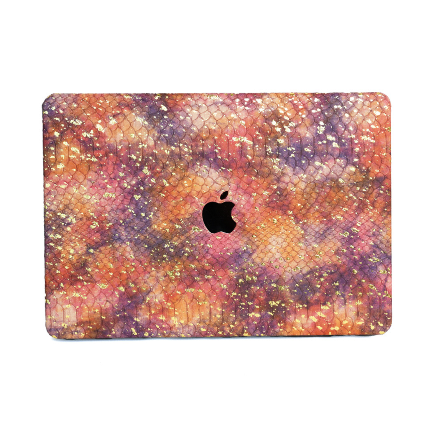 スネークスキンゴールド MacBookカバー