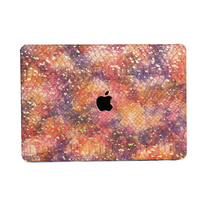 スネークスキンゴールド MacBookカバー