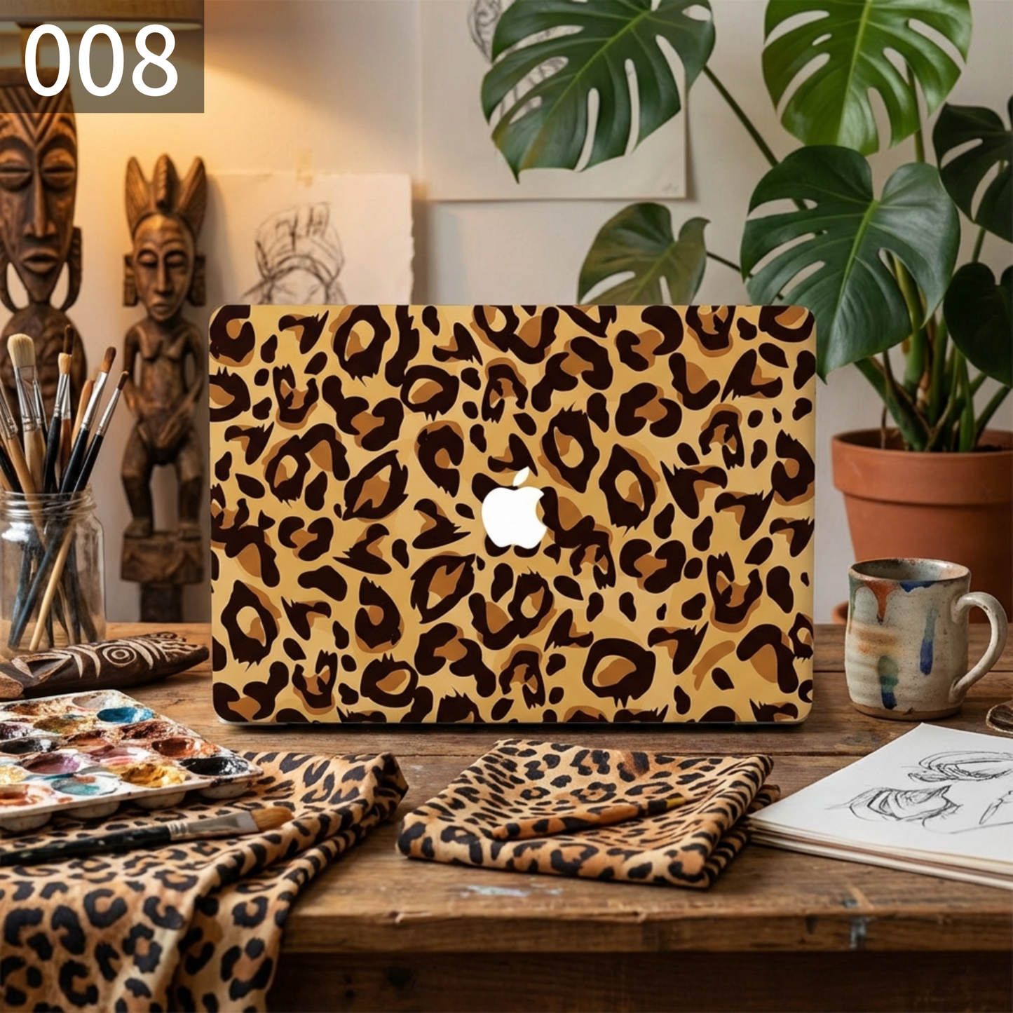 アニマルプリント MacBookカバー
