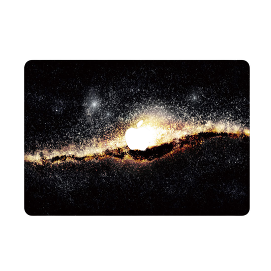 MacBook ケース 銀河 ゴールド