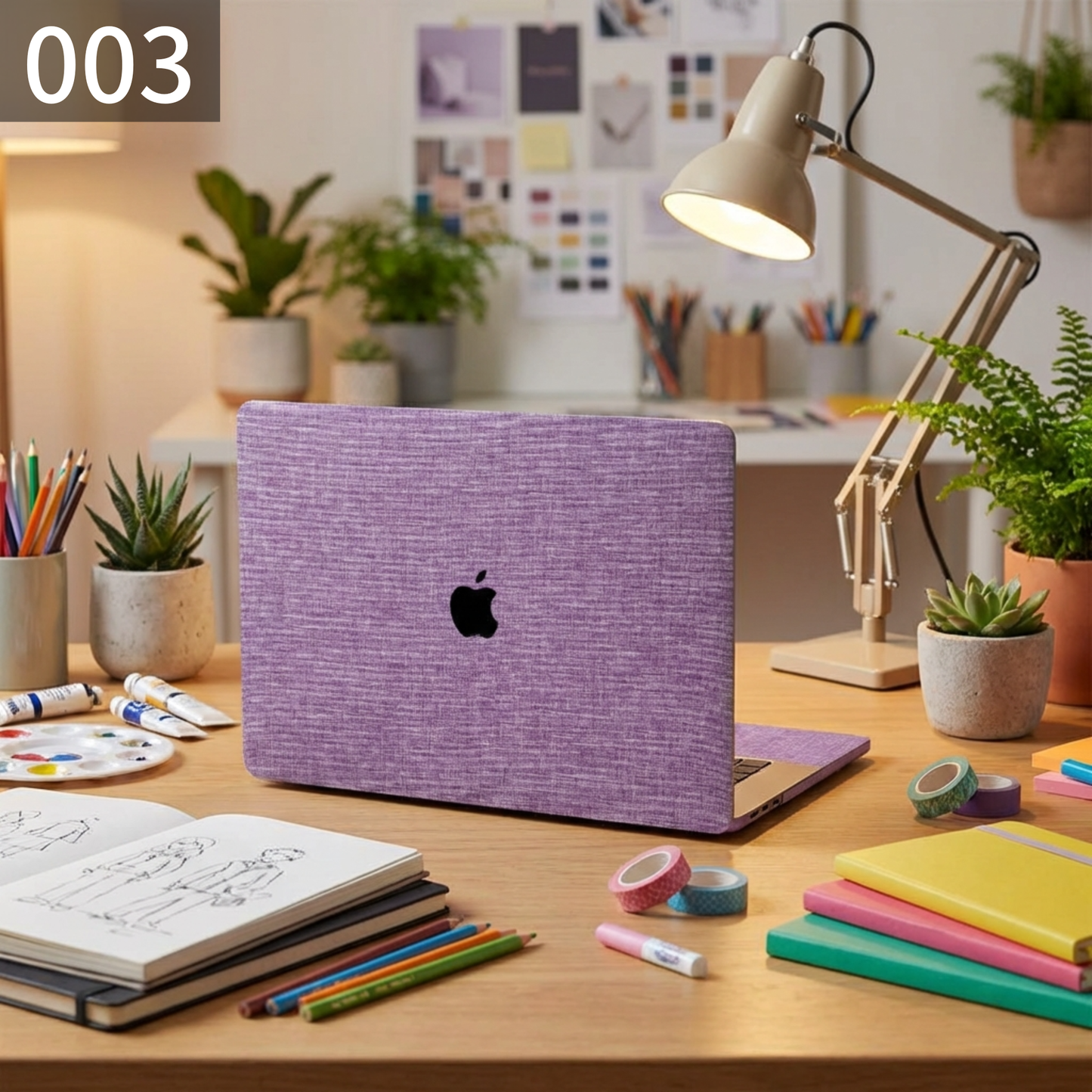 リネンファブリック調 MacBookカバー