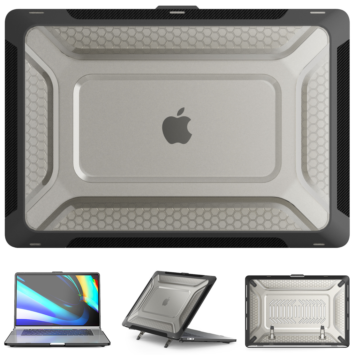 MacBook タフケース ハニカムスタンド付き