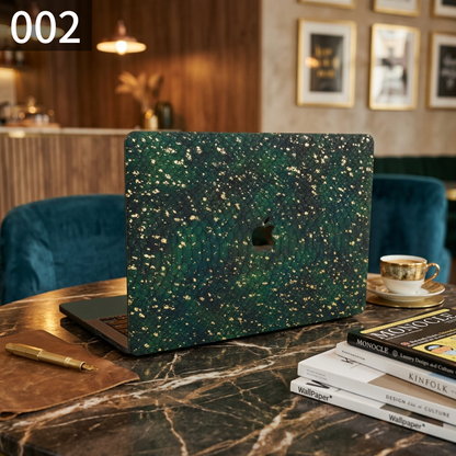 スネークスキンゴールド MacBookカバー