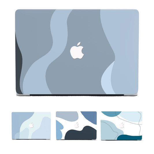 ミストブルー MacBookカバー ハードケース | 北欧モダンデザイン