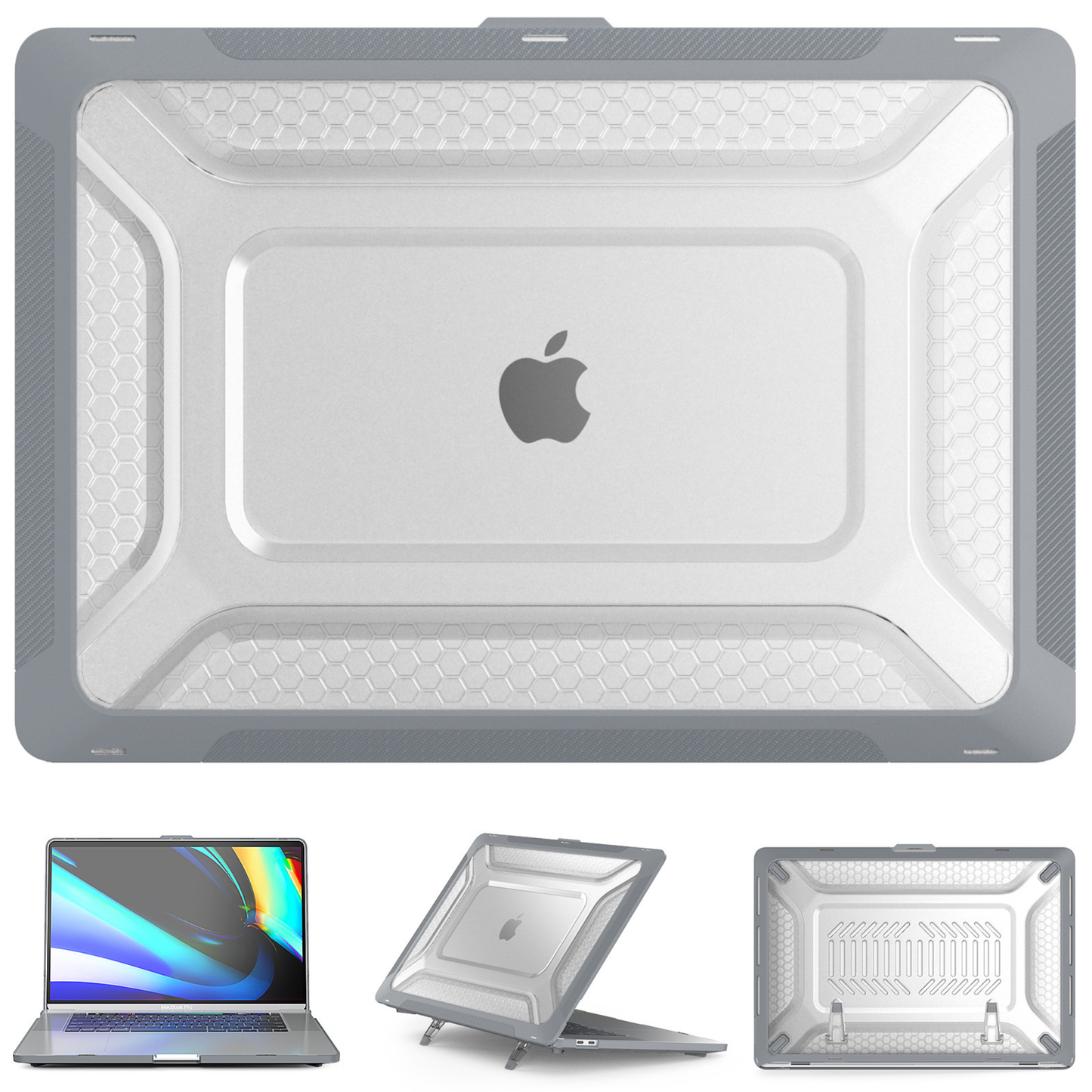 MacBook タフケース ハニカムスタンド付き