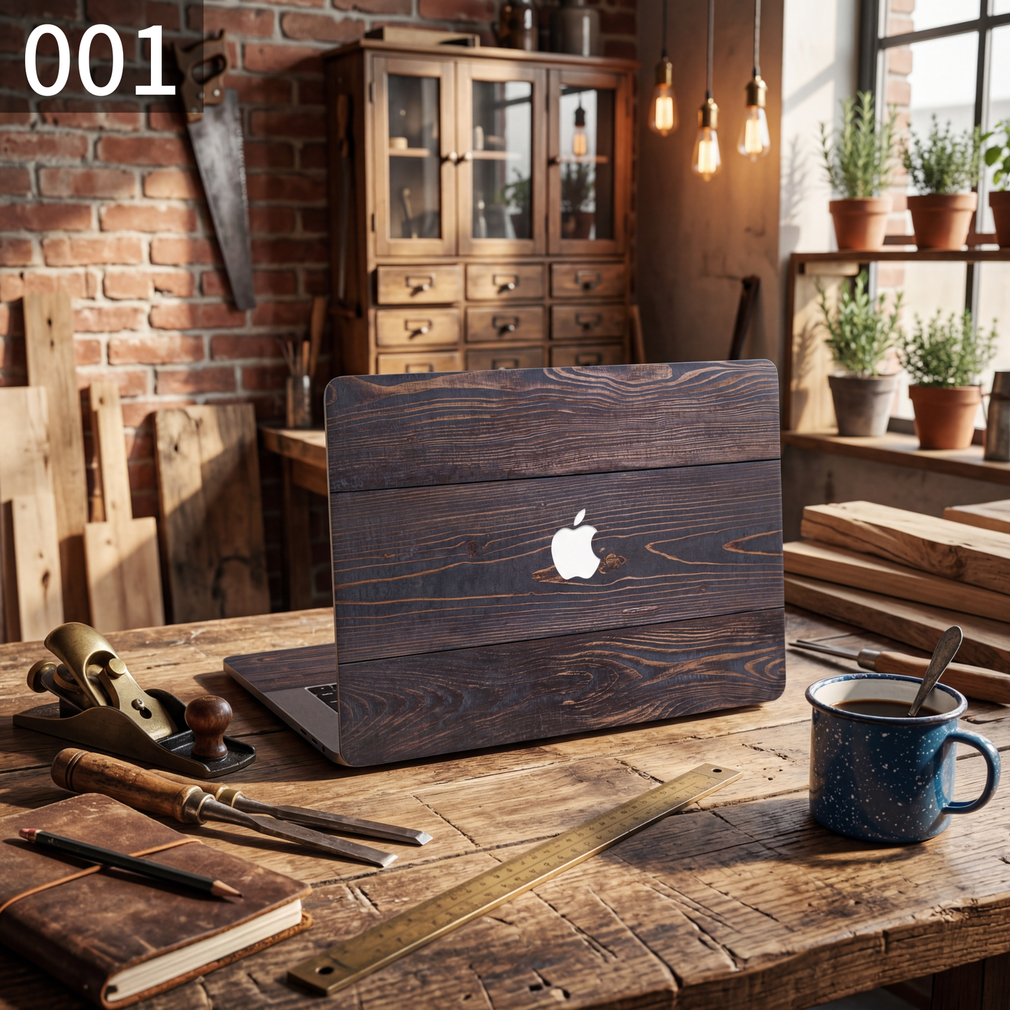 ウッドグレイン MacBookカバー
