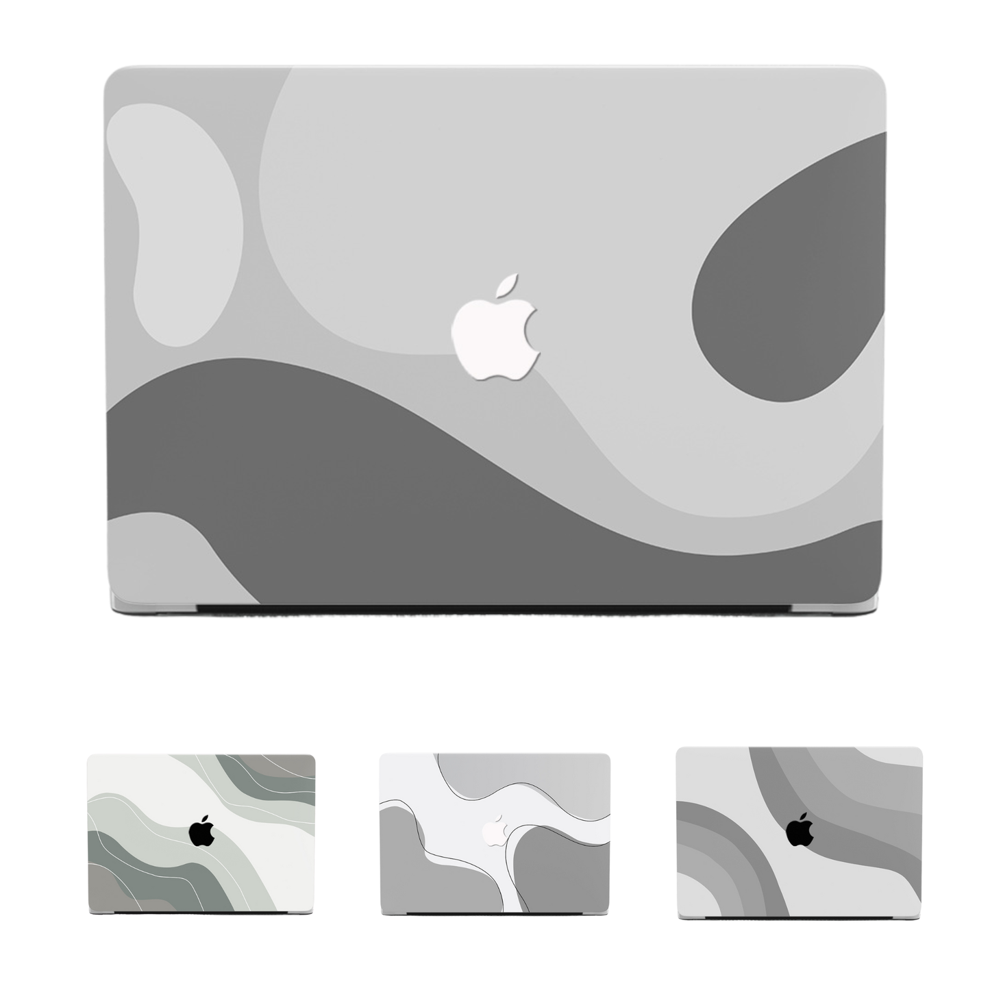 モノトーングレー MacBookカバー