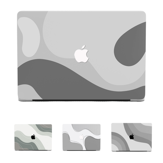 モノトーングレー MacBookカバー