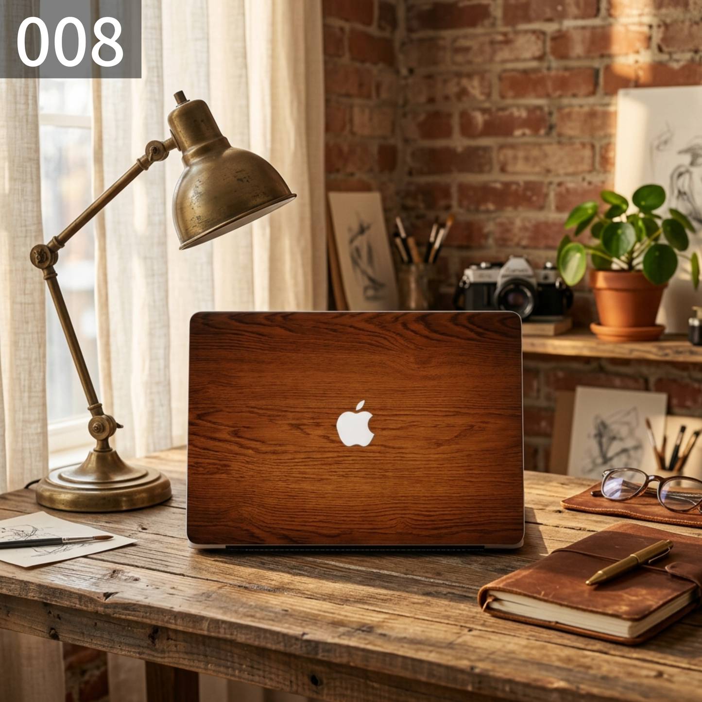 ウッドグレイン MacBookカバー