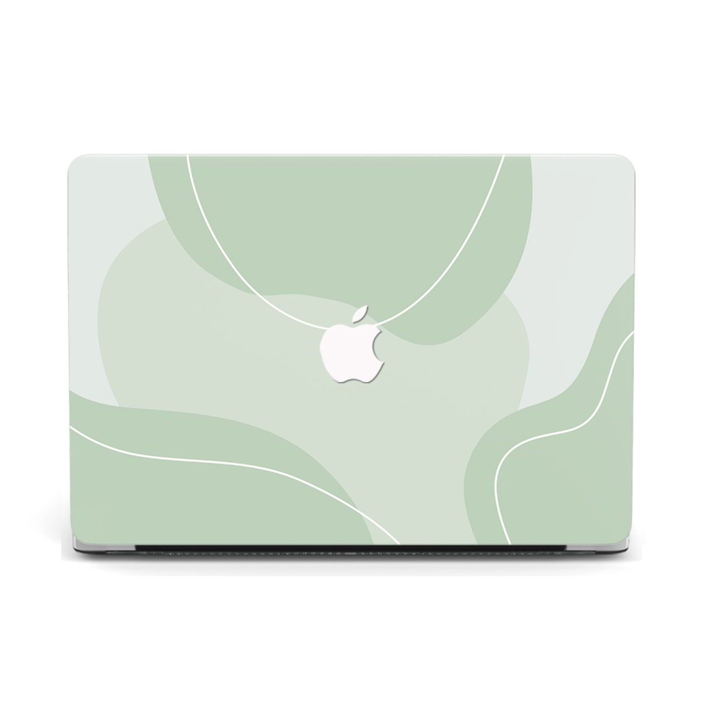 グリーンアート MacBookカバー ハードケース | 北欧ミニマルデザイン