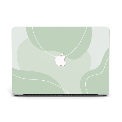 グリーンアート MacBookカバー ハードケース | 北欧ミニマルデザイン