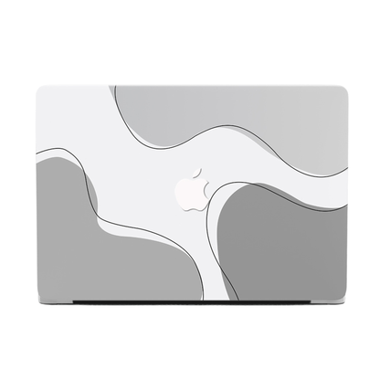 モノトーングレー MacBookカバー