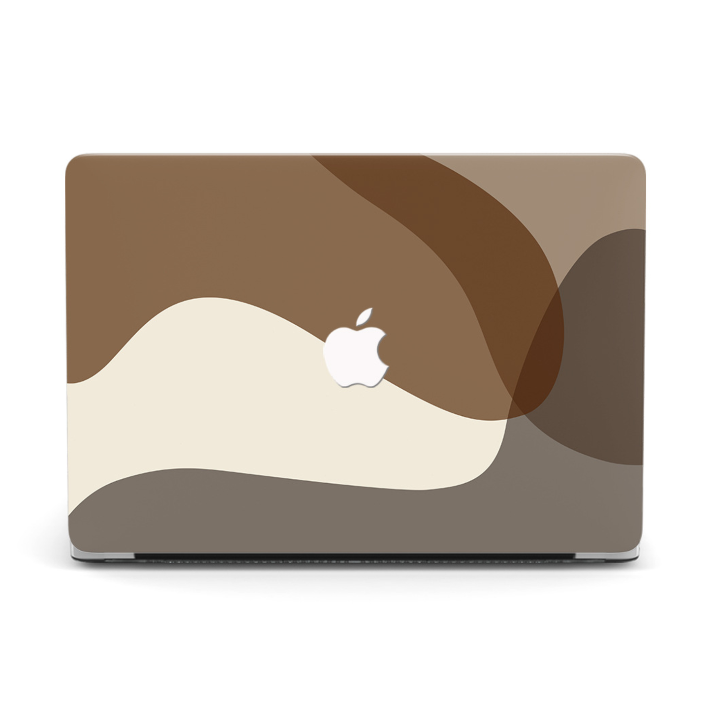 MacBook ケース フローラルウェーブ ベージュ
