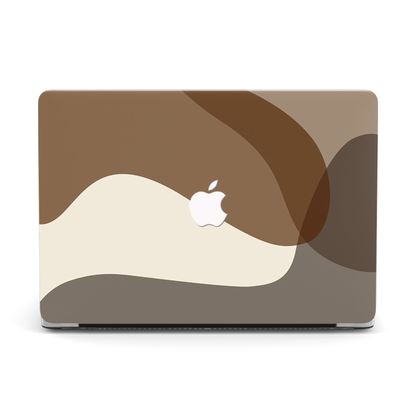 MacBook ケース フローラルウェーブ ベージュ