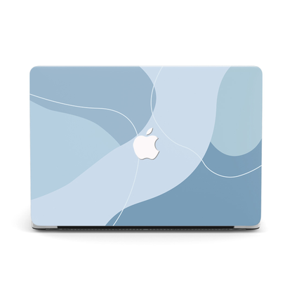 ミストブルー MacBookカバー ハードケース | 北欧モダンデザイン