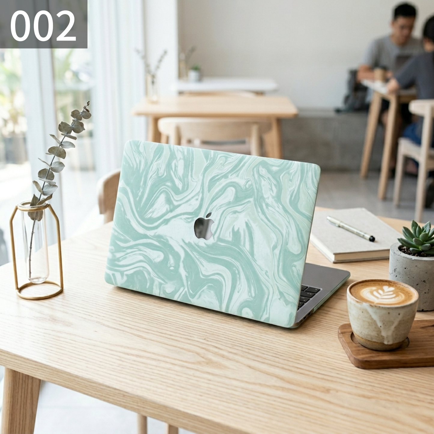 パステルマーブル MacBookカバー